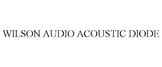 WILSON AUDIO ACOUSTIC DIODE