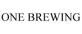 ONE BREWING