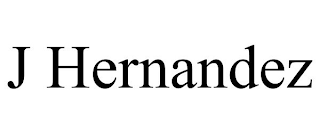 J HERNANDEZ