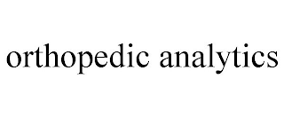 ORTHOPEDIC ANALYTICS