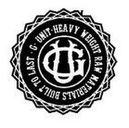 G UNIT HEAVY WEIGHT RAW MATERIALS BUILT TO LAST GU