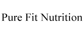 PURE FIT NUTRITION