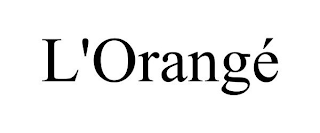 L'ORANGÉ