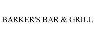 BARKER'S BAR & GRILL