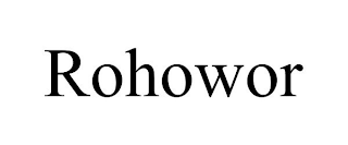 ROHOWOR