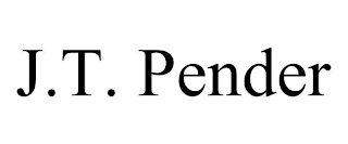 J.T. PENDER