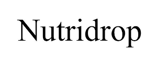 NUTRIDROP