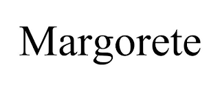 MARGORETE