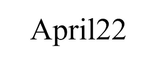 APRIL22