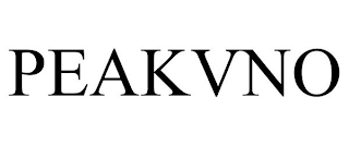 PEAKVNO