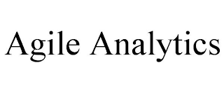 AGILE ANALYTICS
