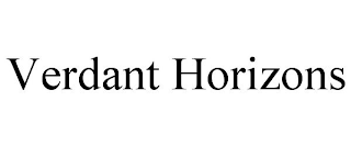 VERDANT HORIZONS