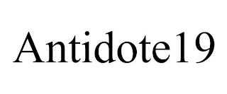 ANTIDOTE19
