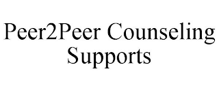 PEER2PEER COUNSELING SUPPORTS