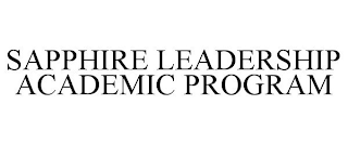 SAPPHIRE LEADERSHIP ACADEMIC PROGRAM