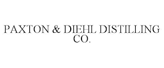 PAXTON & DIEHL DISTILLING CO.