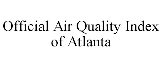 OFFICIAL AIR QUALITY INDEX OF ATLANTA