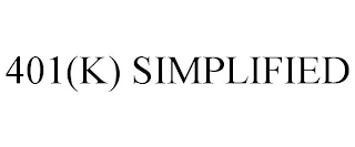 401(K) SIMPLIFIED