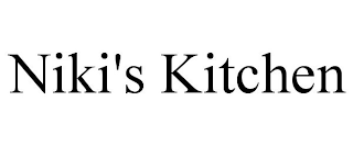 NIKI'S KITCHEN