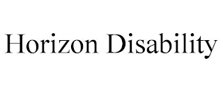 HORIZON DISABILITY