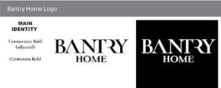 BANTRY HOME LOGO MAIN IDENTITY CORMORANET BOLD (ADJUSTED) CORMORANT BOLD BANTRY HOME BANTRY HOME