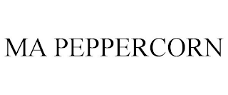 MA PEPPERCORN