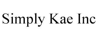SIMPLY KAE INC