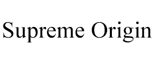 SUPREME ORIGIN