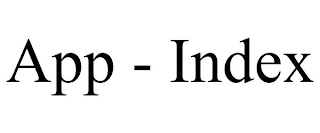 APP - INDEX