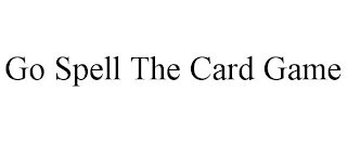 GO SPELL THE CARD GAME
