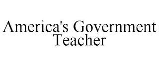 AMERICA'S GOVERNMENT TEACHER