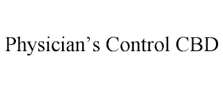 PHYSICIAN'S CONTROL CBD