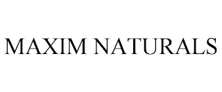 MAXIM NATURALS