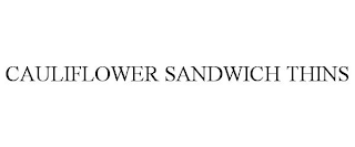 CAULIFLOWER SANDWICH THINS