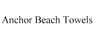 ANCHOR BEACH TOWELS