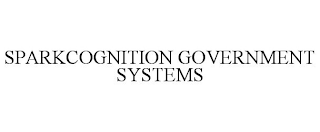 SPARKCOGNITION GOVERNMENT SYSTEMS