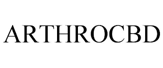 ARTHROCBD