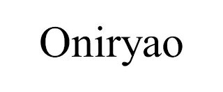 ONIRYAO