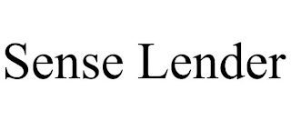 SENSE LENDER