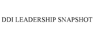 DDI LEADERSHIP SNAPSHOT