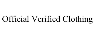 OFFICIAL VERIFIED CLOTHING