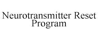 NEUROTRANSMITTER RESET PROGRAM