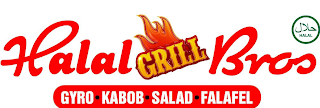 HALAL GRILL BROS GYRO KABOB SALAD FALAFEL HALAL