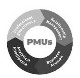 PMUS PROFESSIONAL EFFECTIVENESS RELATIONSHIP MANAGEMENT ANALYTICAL INTELLIGENCE BUSINESS ACUMEN