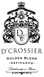 PURE AROMA CIGARS D'CROSSIER DC D'CROSSIER GOLDEN BLEND · REFINADOS · TOTALMENTE A MANO