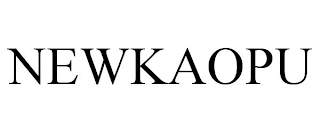 NEWKAOPU