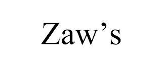 ZAW'S