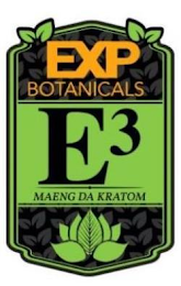 EXP BOTANICALS E3 MAENG DA KRATOM