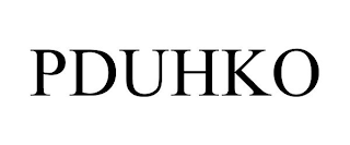 PDUHKO