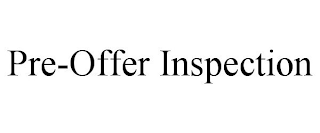 PRE-OFFER INSPECTION